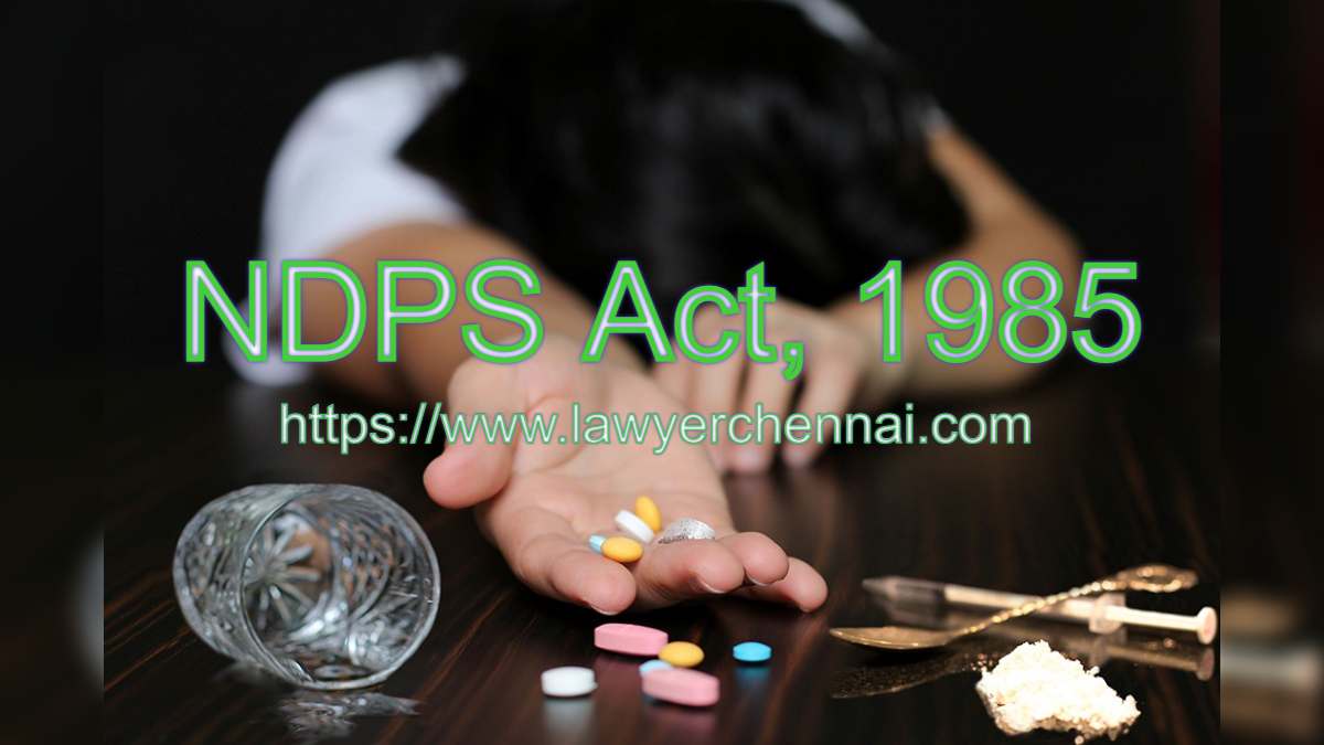 NDPS Act, 1985 | Best Lawyers in Chennai India